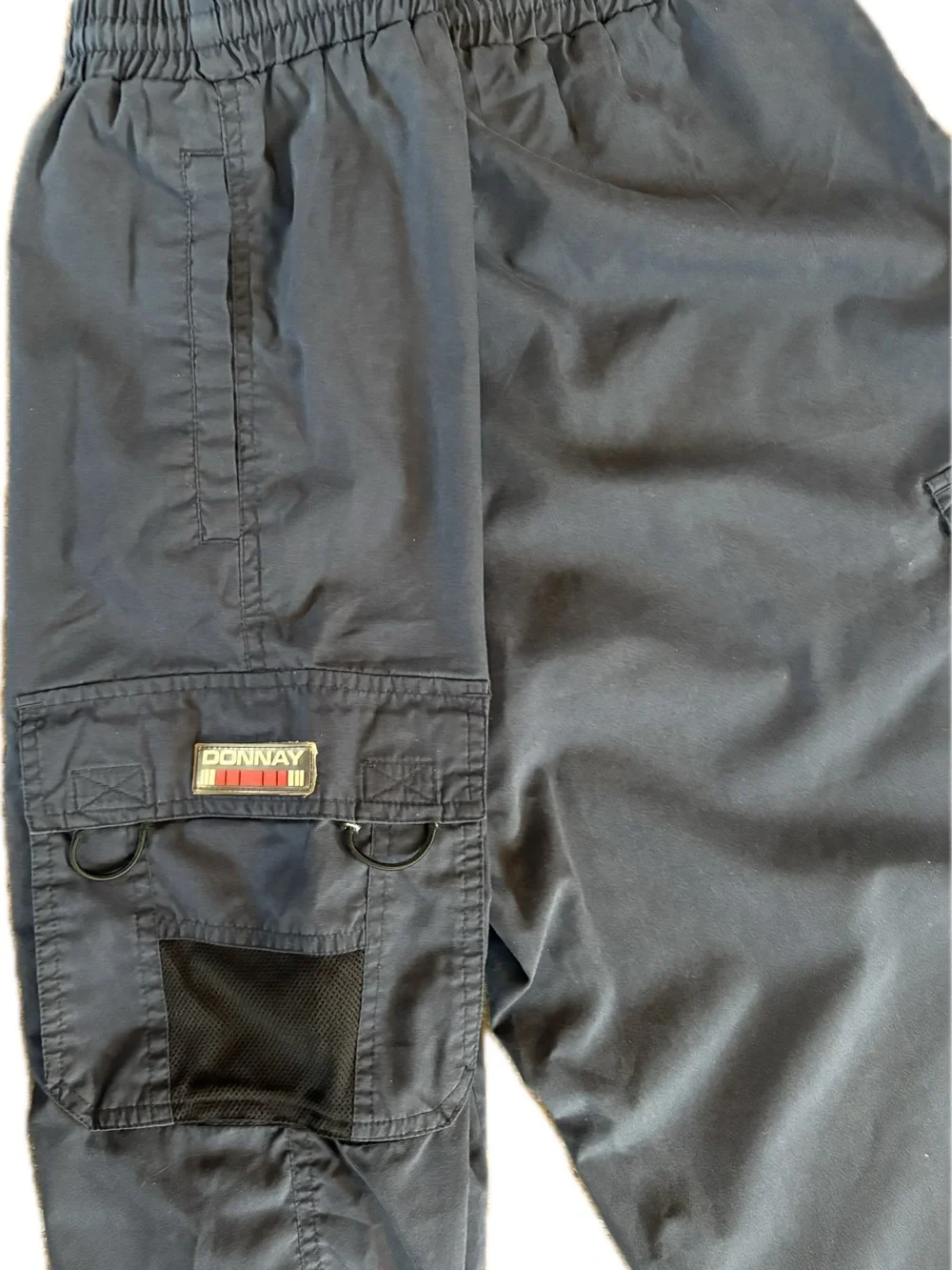 Dark Blue Lightweight Pants with Utility Pockets - Picture 8 of 8